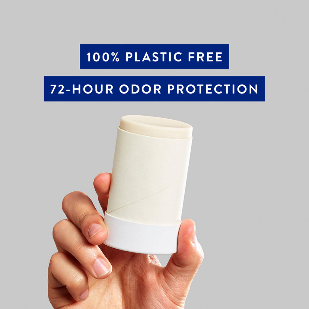 Plastic Free Deodorant Stick Cucumber and Mint 2.65oz Classic Everyday Essential