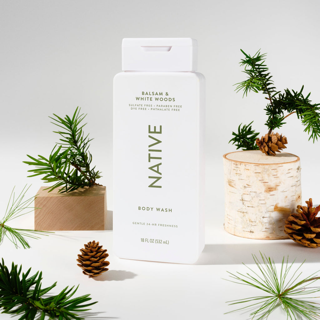 Body Wash Balsam and White Woods 18oz Classic Everyday Essential