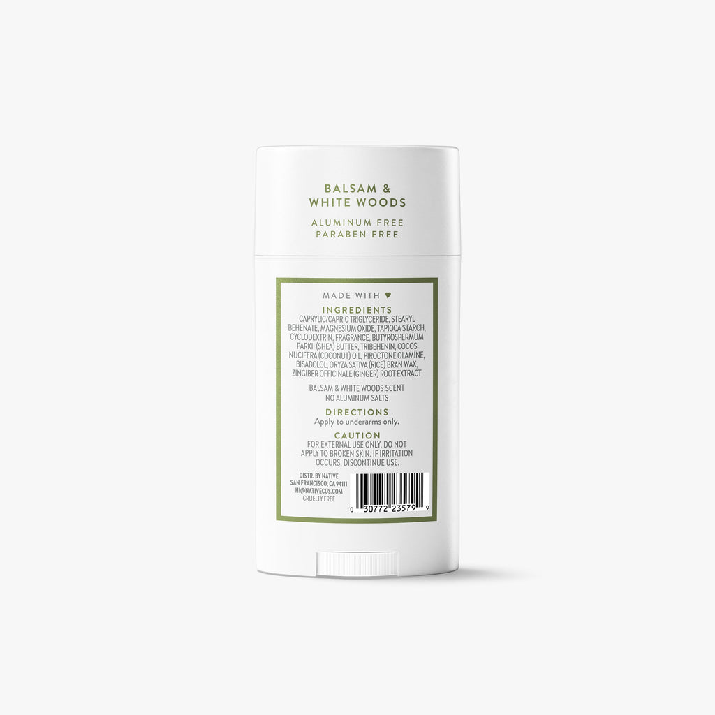 Deodorant Stick Balsam and White Woods 2.65oz Classic Everyday Essential