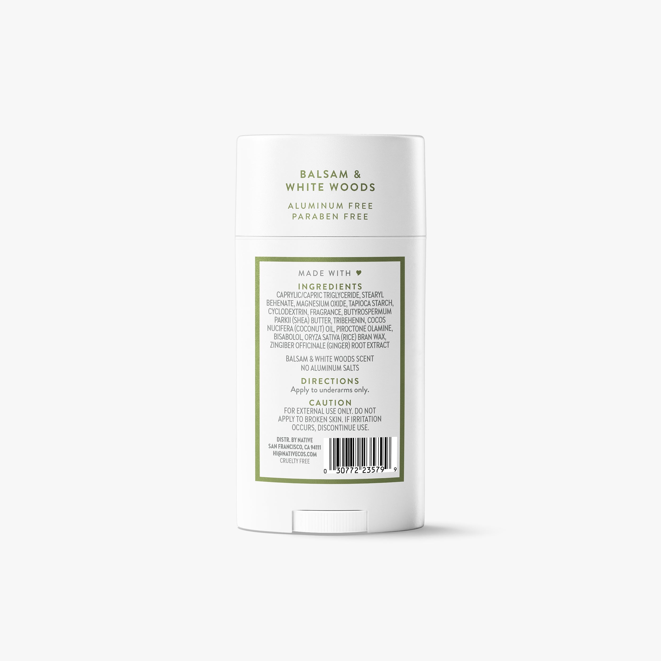 Deodorant Stick Balsam and White Woods 2.65oz Classic Everyday Essential