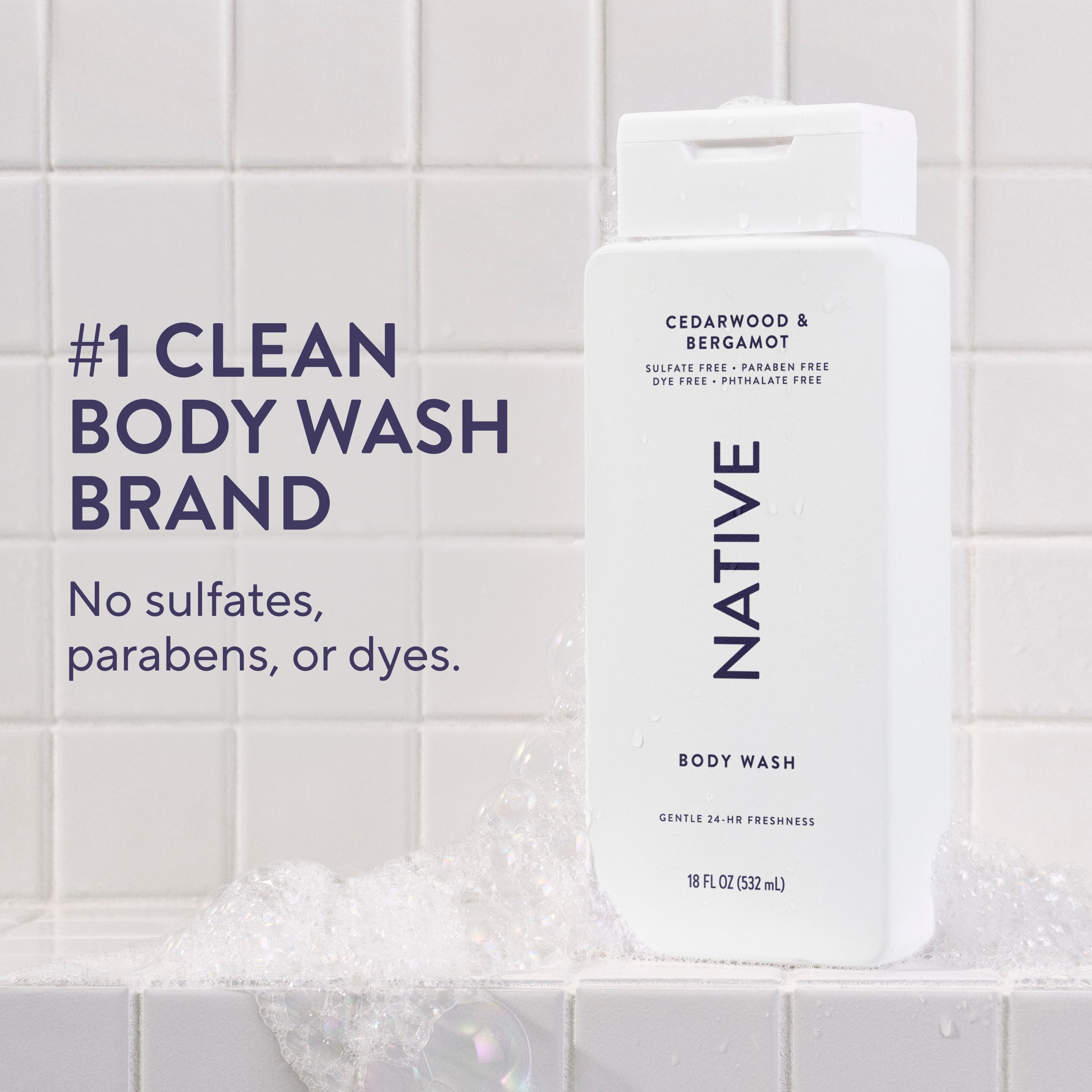 Body Wash Cedarwood and Bergamot 18oz Classic Everyday Essential