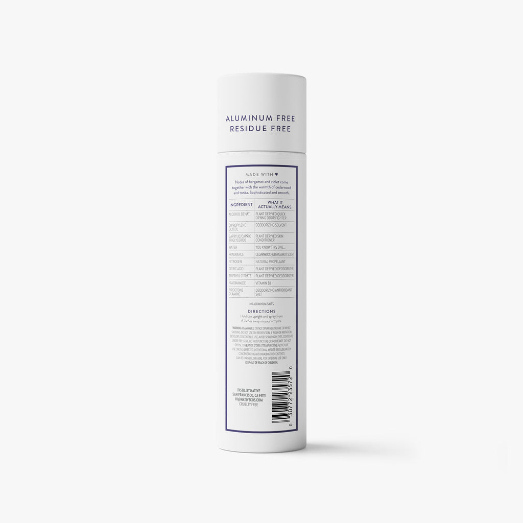 Deodorant Spray Cedarwood and Bergamot 3.5oz Classic Everyday Essential