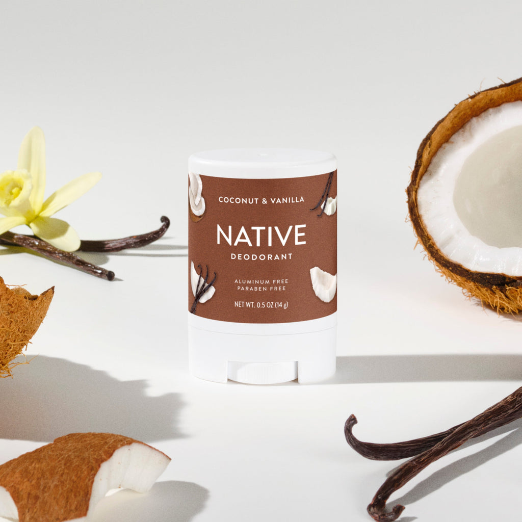 Mini Deodorant Stick Coconut and Vanilla 0.5oz Classic Everyday Essential