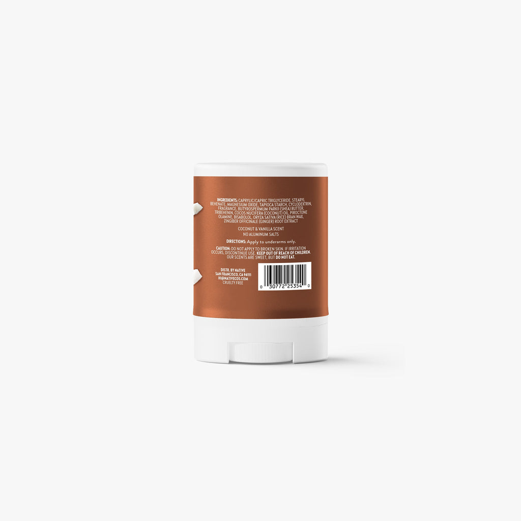 Mini Deodorant Stick Coconut and Vanilla 0.5oz Classic Everyday Essential