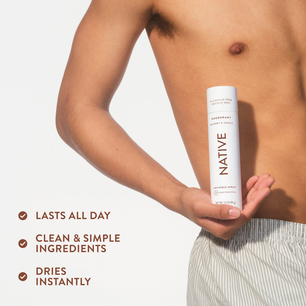 Deodorant Spray Coconut and Vanilla 3.5oz Classic Everyday Essential