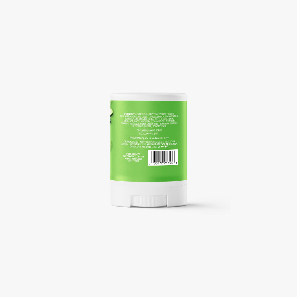 Mini Deodorant Stick Cucumber and Mint 0.5oz Classic Everyday Essential