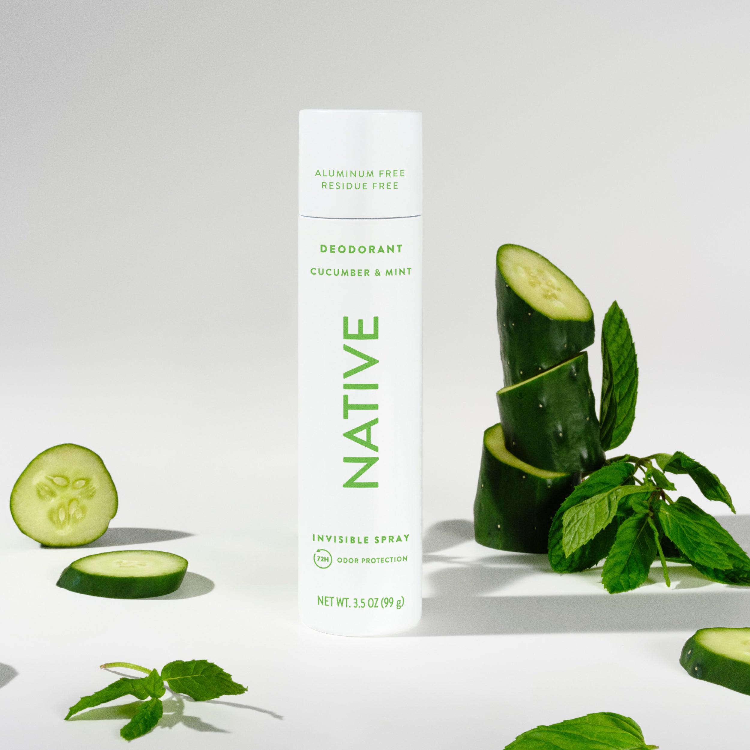 Deodorant Spray Cucumber and Mint 3.5oz Classic Everyday Essential