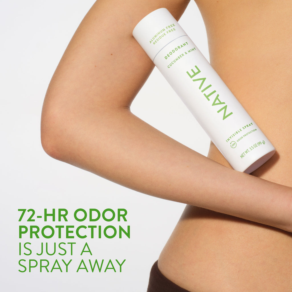 Deodorant Spray Cucumber and Mint 3.5oz Classic Everyday Essential