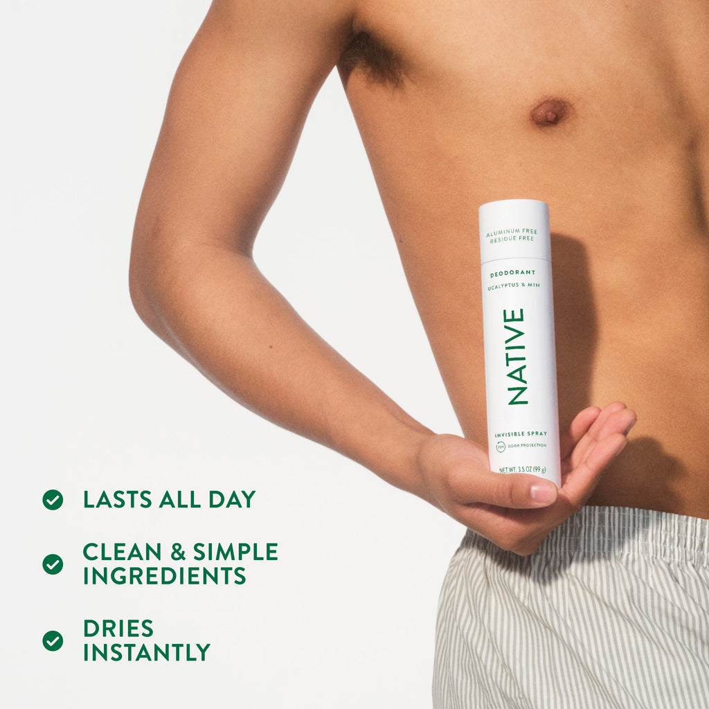 Deodorant Spray Eucalyptus and Mint 3.5oz Classic Everyday Essential