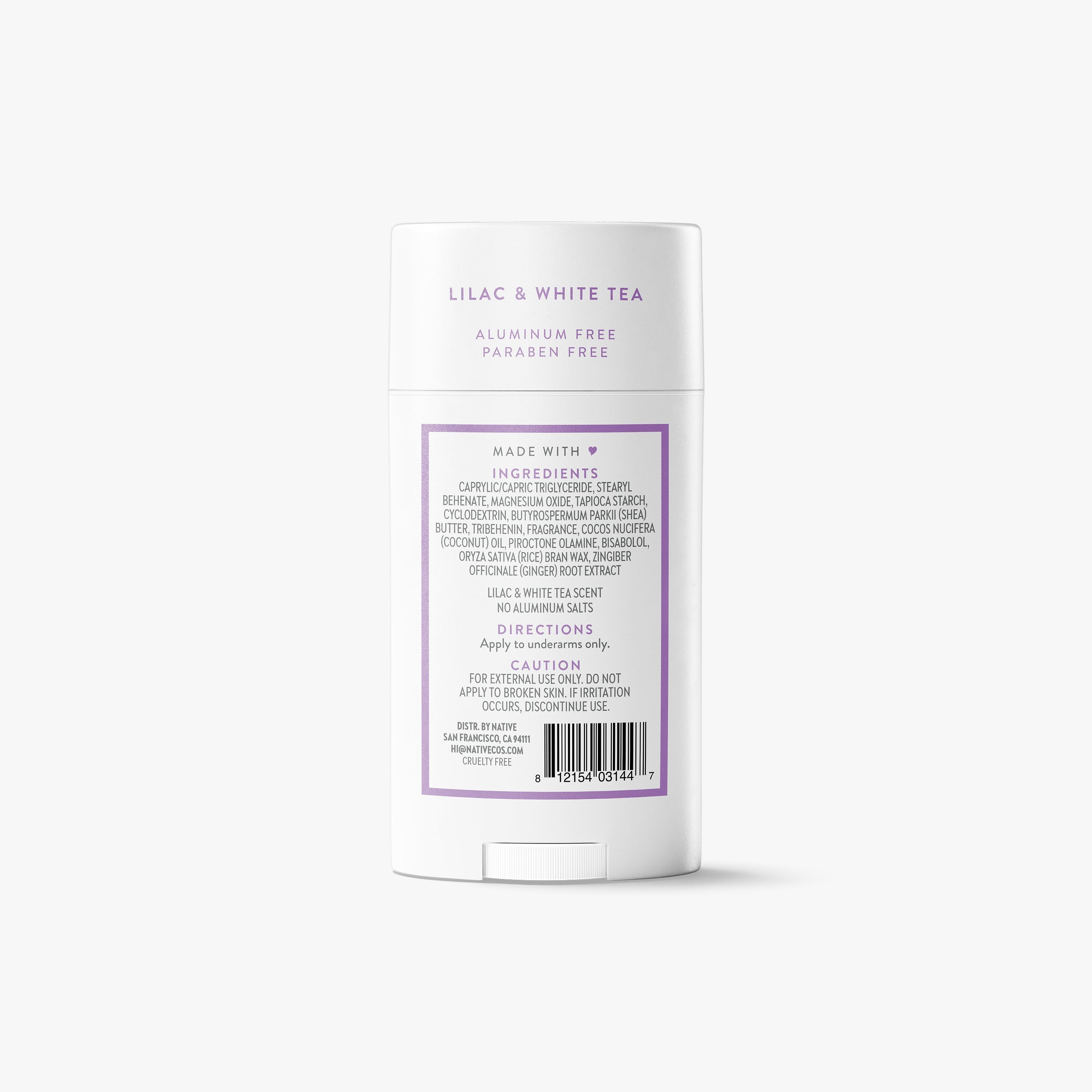 Deodorant Stick Lilac and White Tea 2.65oz Classic Everyday Essential