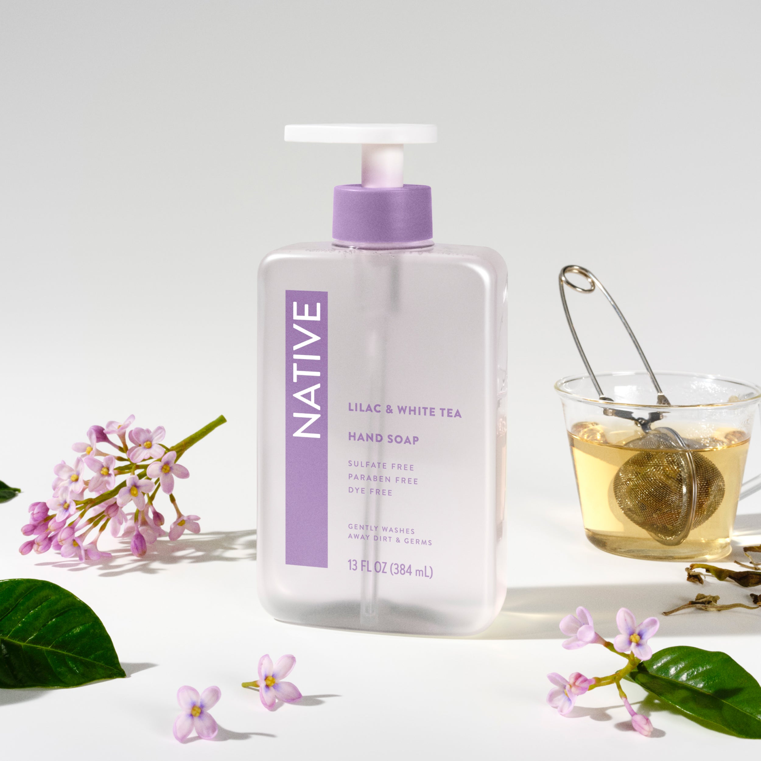 Hand Soap Lilac and White Tea 13oz Classic Everyday Essential