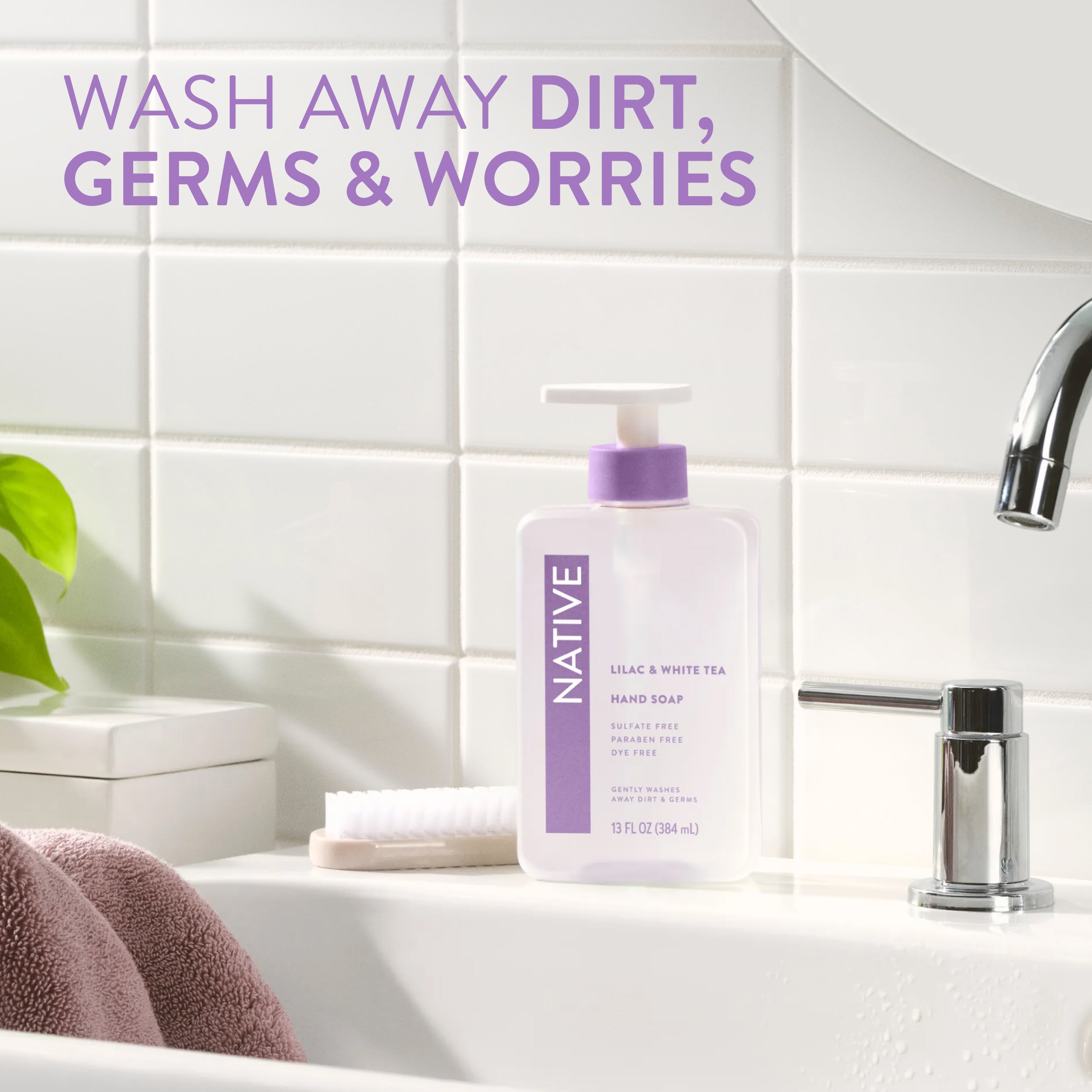 Hand Soap Lilac and White Tea 13oz Classic Everyday Essential