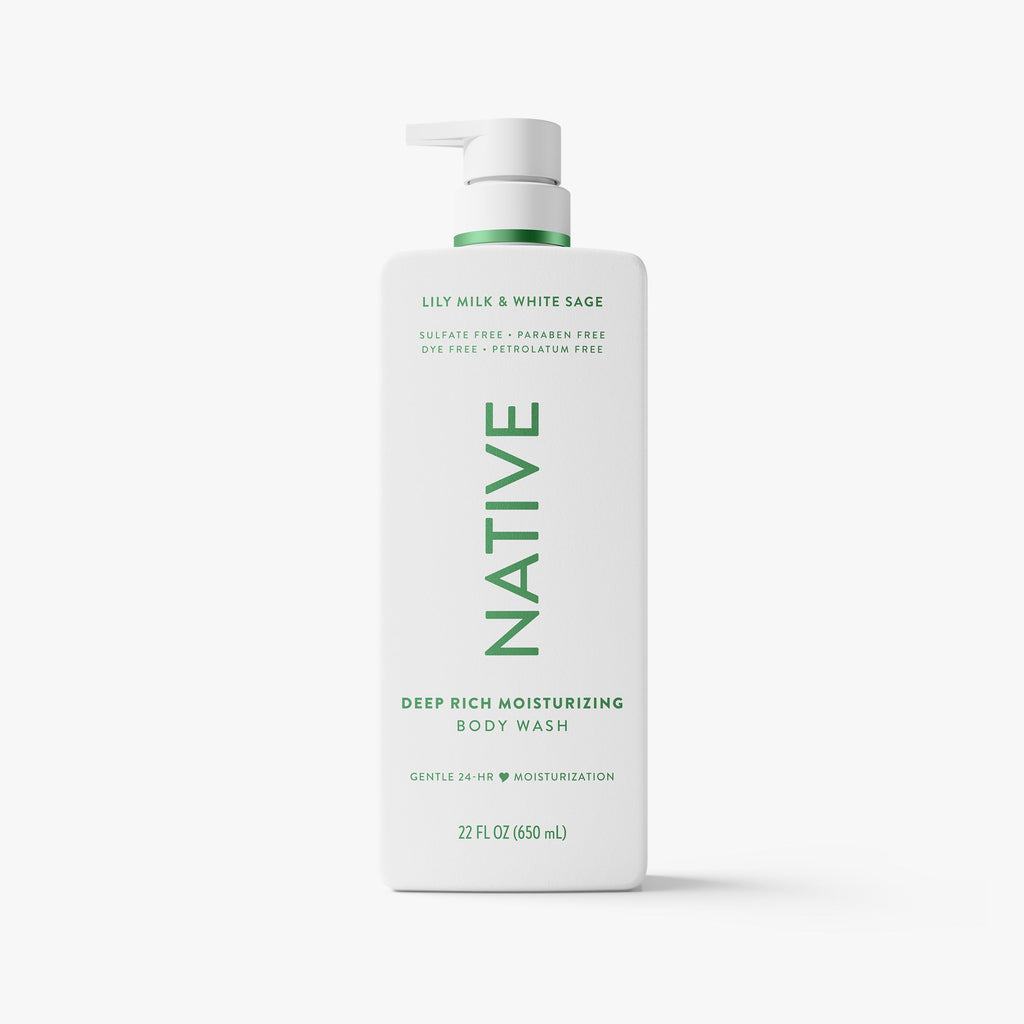 Moisturizing Body Wash Lily Milk and White Sage 22oz Classic Everyday Essential