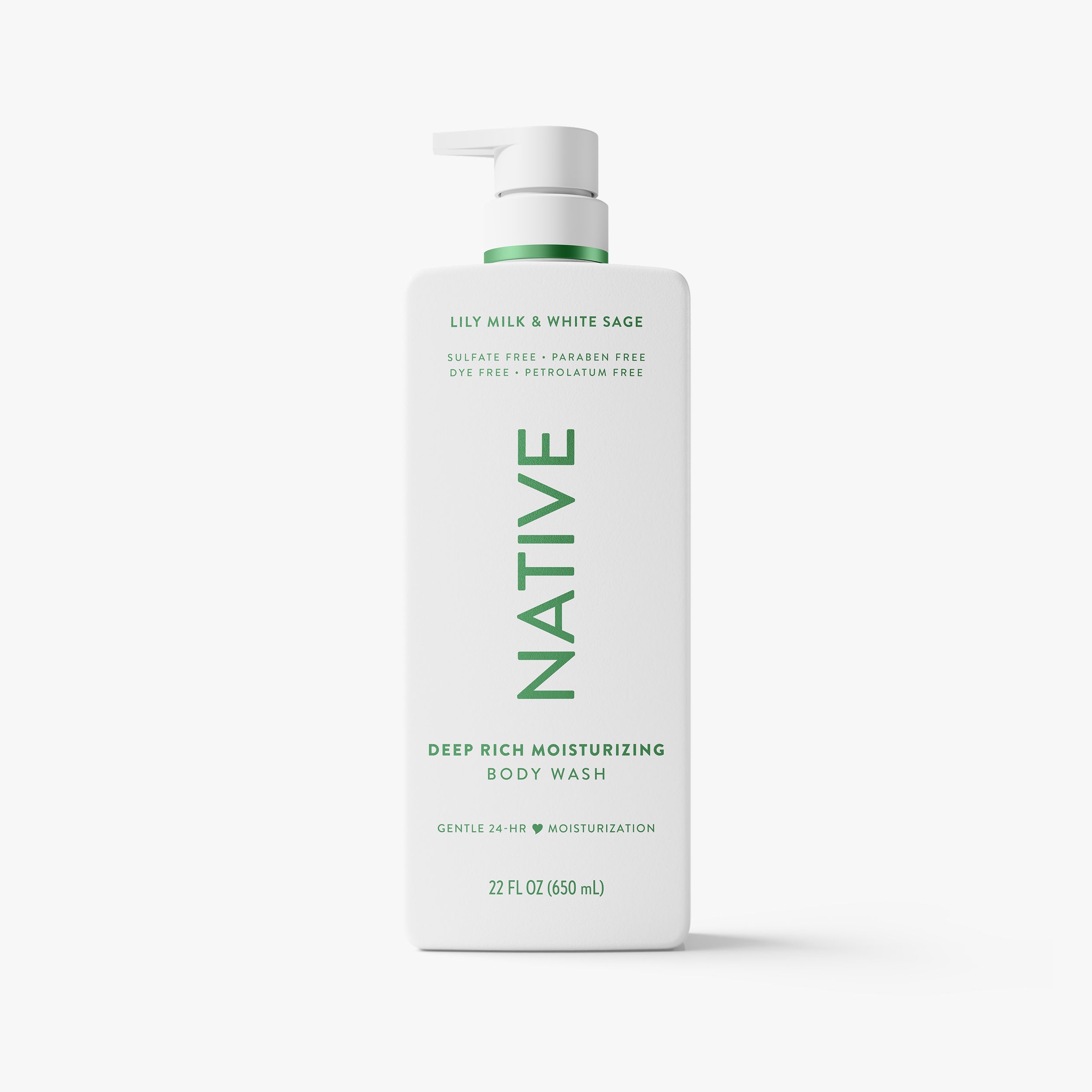 Moisturizing Body Wash Lily Milk and White Sage 22oz Classic Everyday Essential