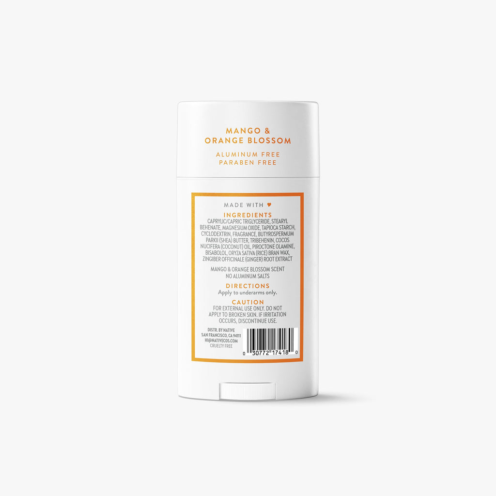 Deodorant Stick Mango and Orange Blossom 2.65oz Classic Everyday Essential