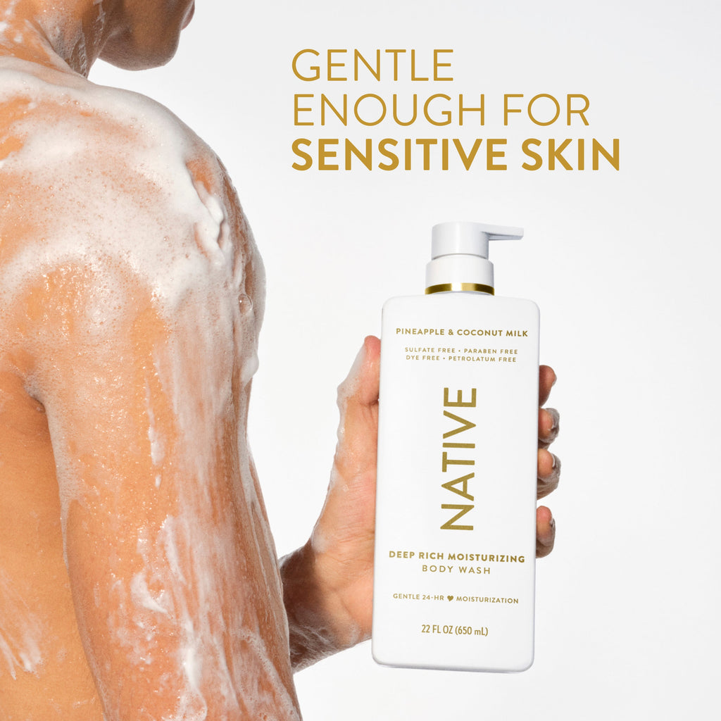 Moisturizing Body Wash Pineapple and Coconut Milk 22oz Classic Everyday Essential