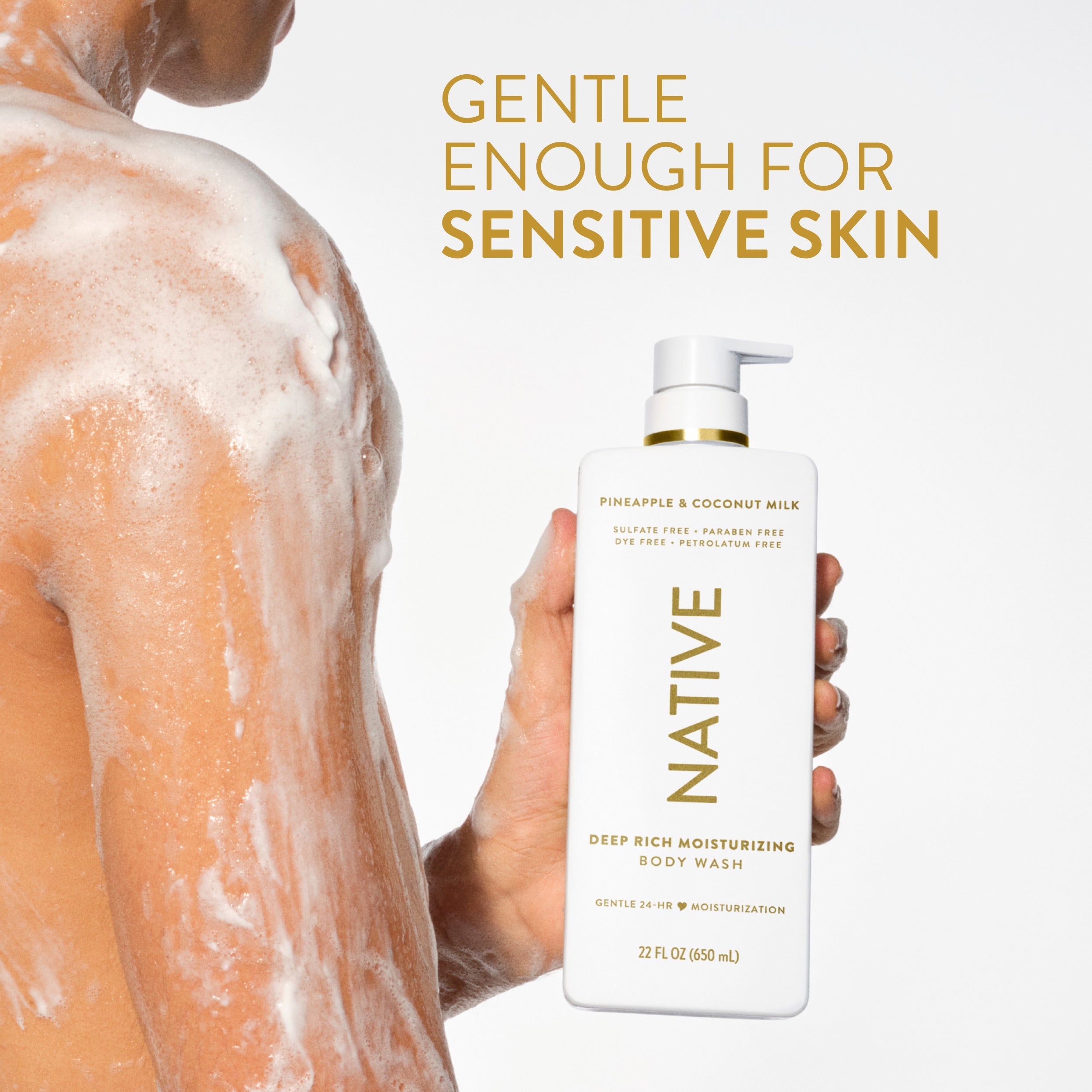 Moisturizing Body Wash Pineapple and Coconut Milk 22oz Classic Everyday Essential
