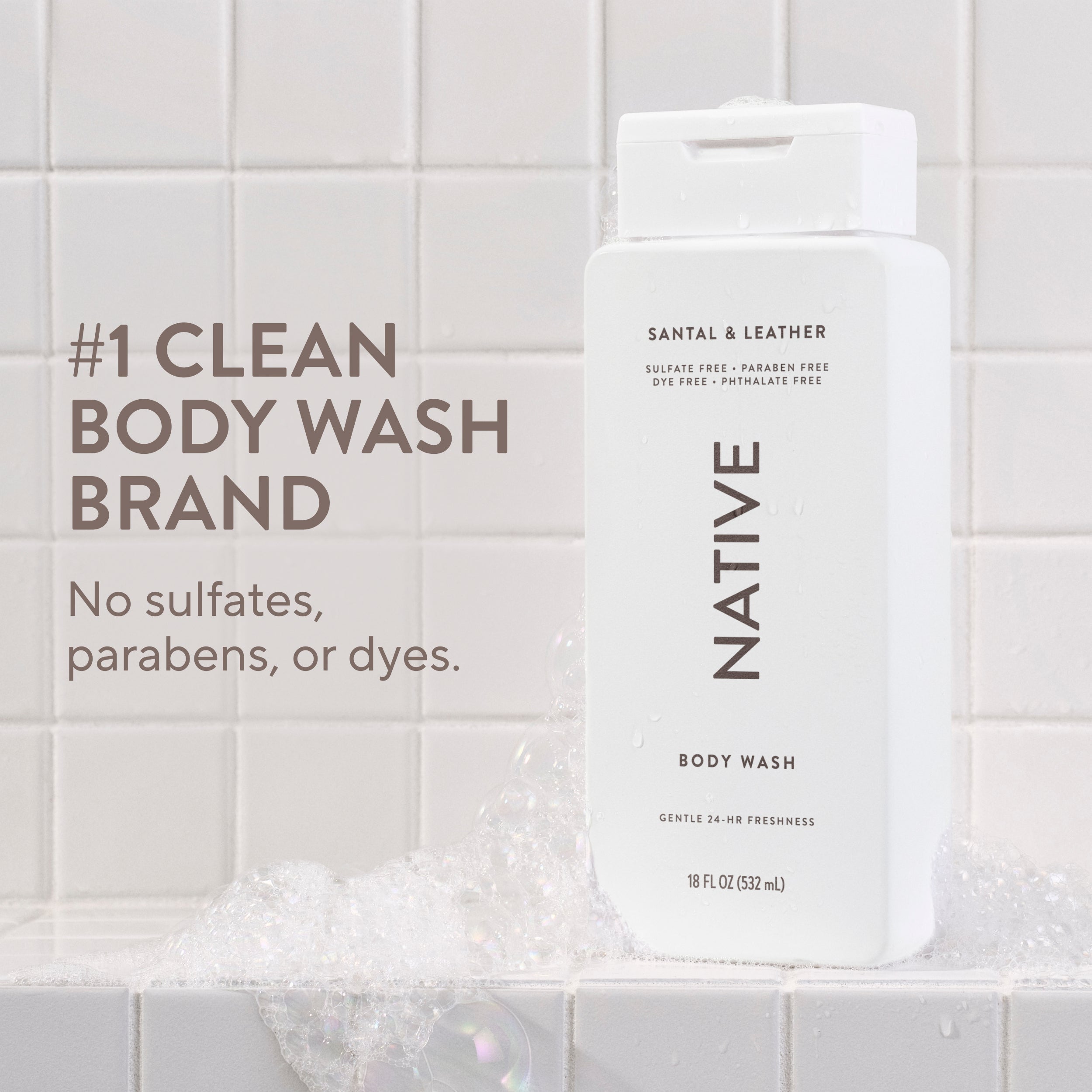 Body Wash Santal and Leather 18oz Classic Everyday Essential
