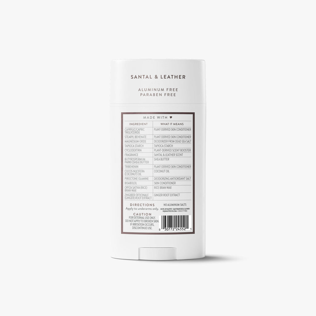 Deodorant Stick Santal and Leather 3.1oz Classic Everyday Essential