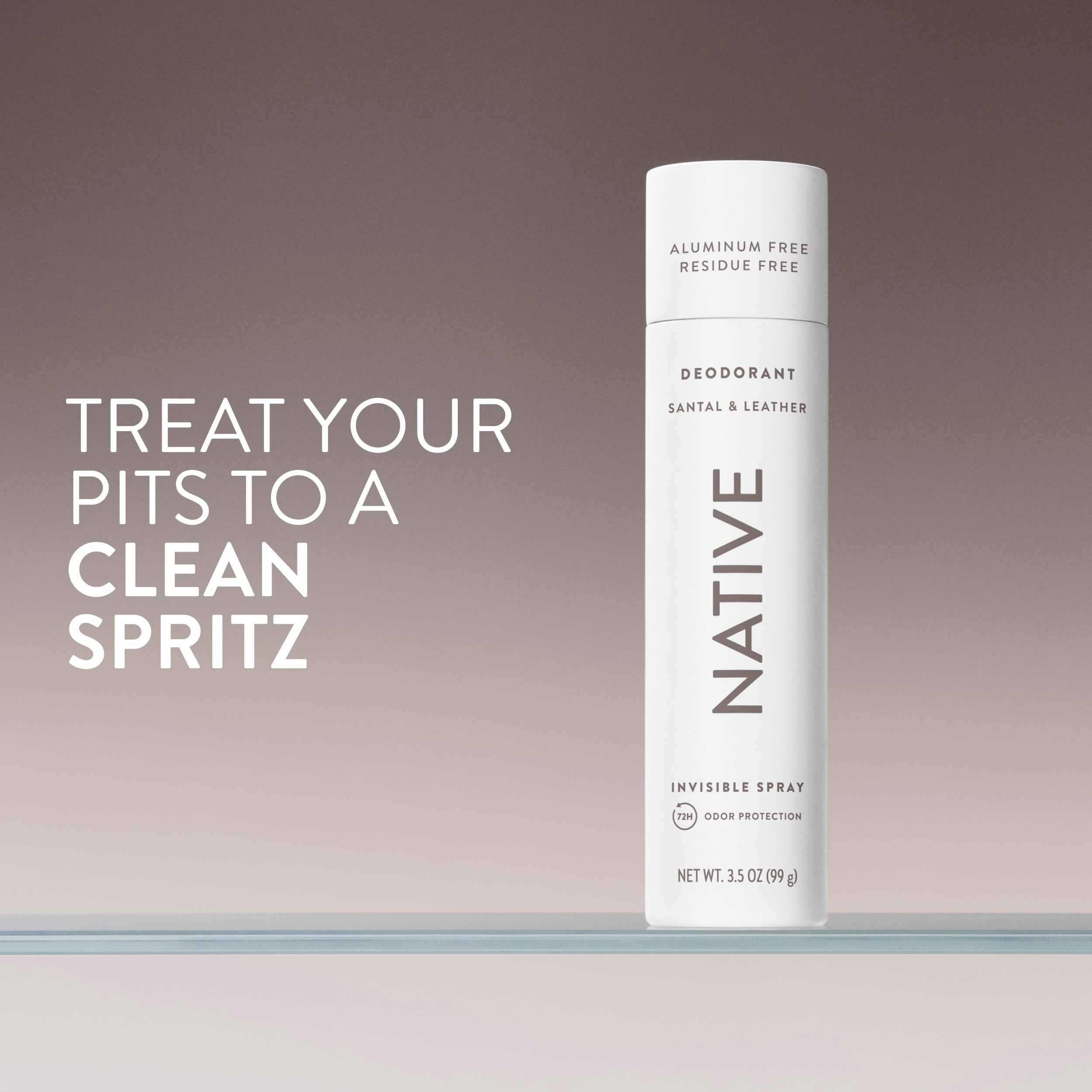 Deodorant Spray Santal and Leather 3.5oz Classic Everyday Essential