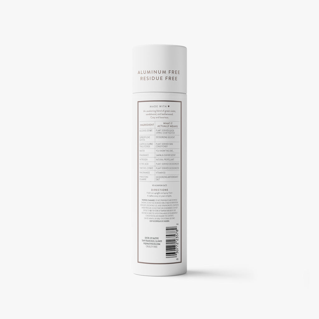 Deodorant Spray Santal and Leather 3.5oz Classic Everyday Essential