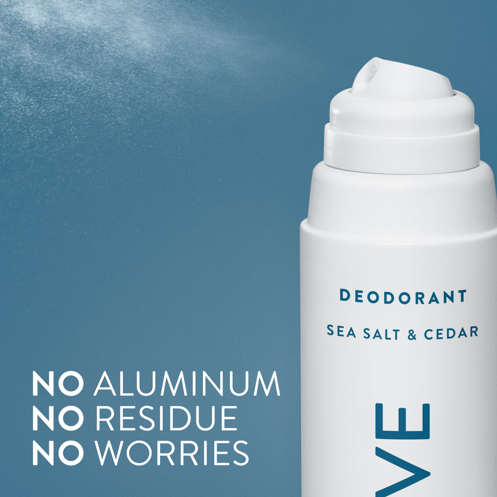 Deodorant Spray Sea Salt and Cedar 3.5oz Classic Everyday Essential