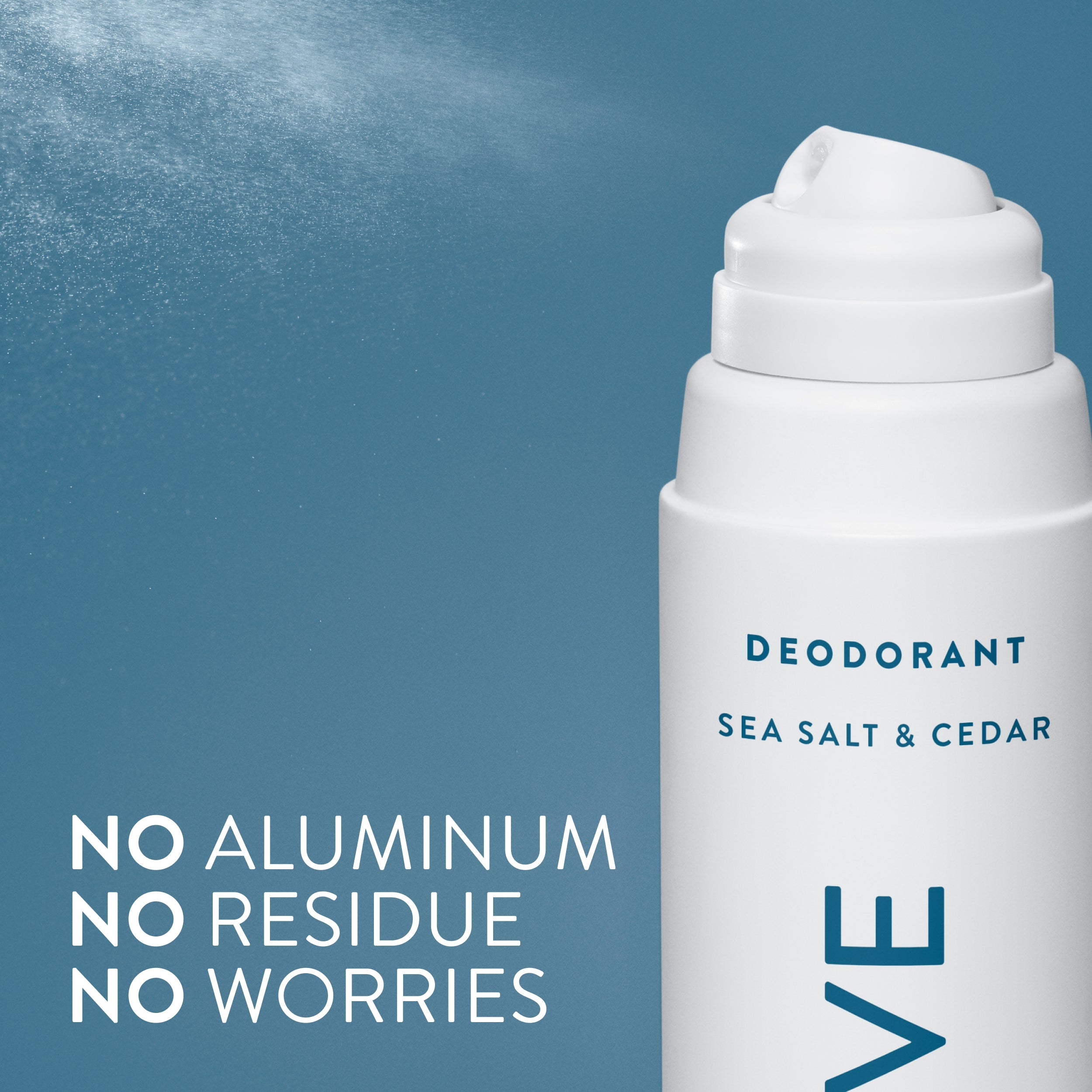 Deodorant Spray Sea Salt and Cedar 3.5oz Classic Everyday Essential