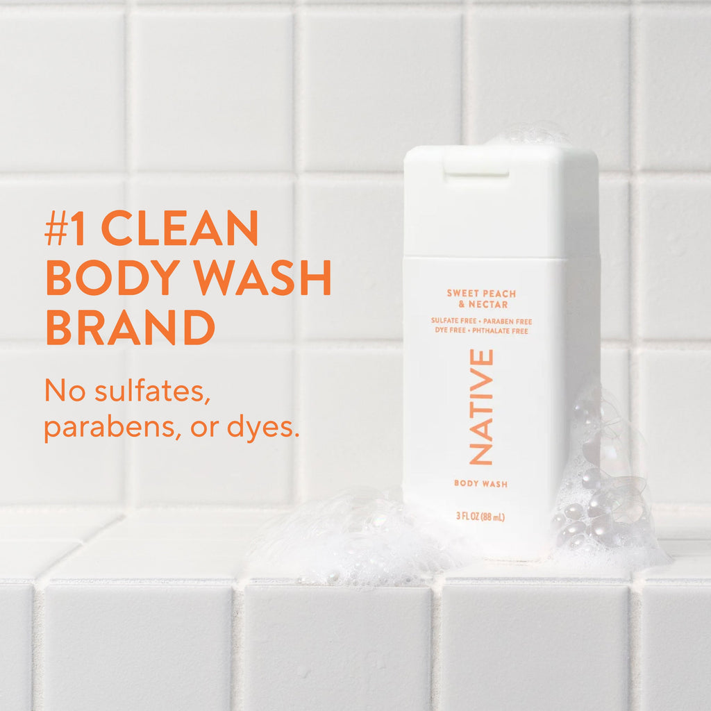 Mini Body Wash Sweet Peach and Nectar 3oz Classic Everyday Essential