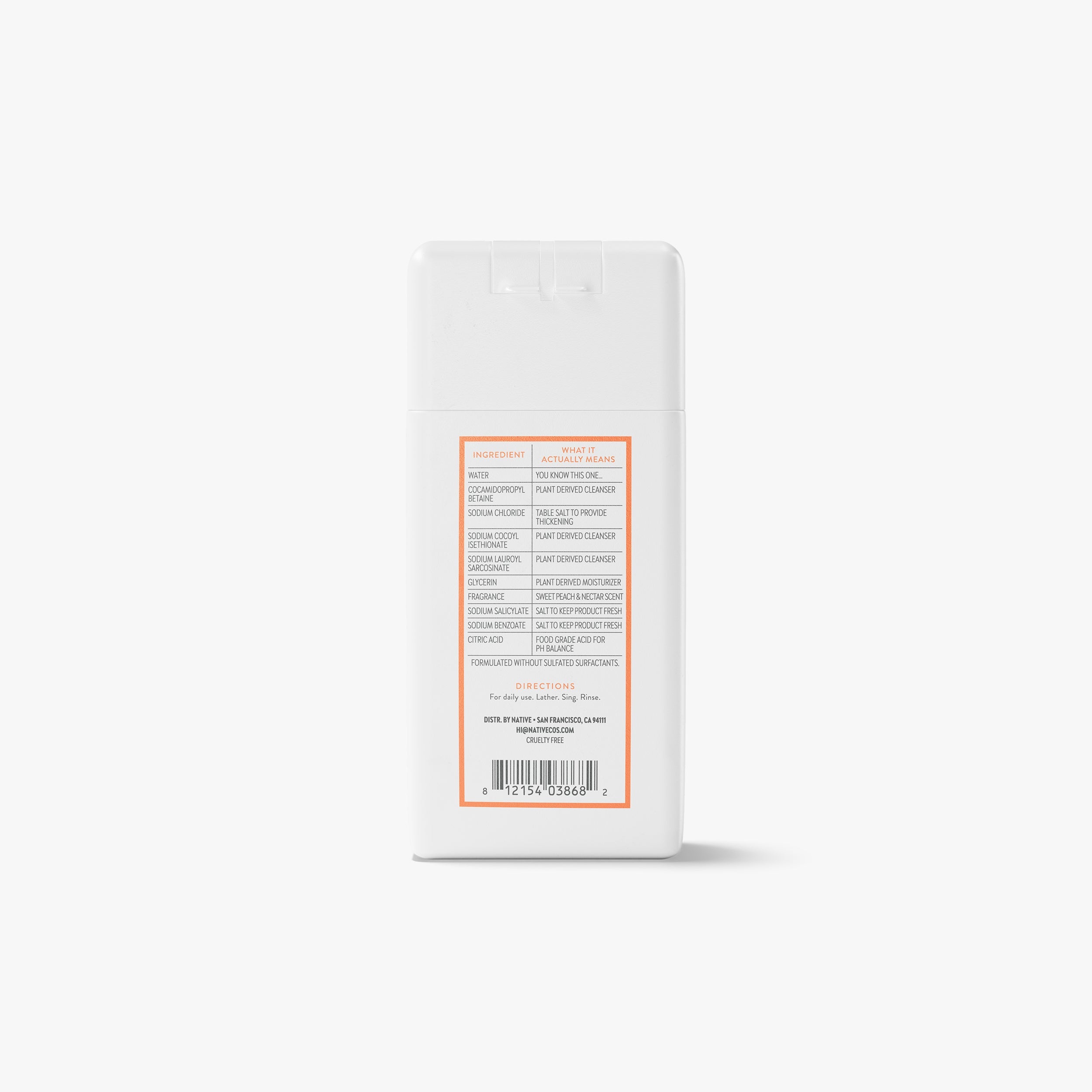 Mini Body Wash Sweet Peach and Nectar 3oz Classic Everyday Essential