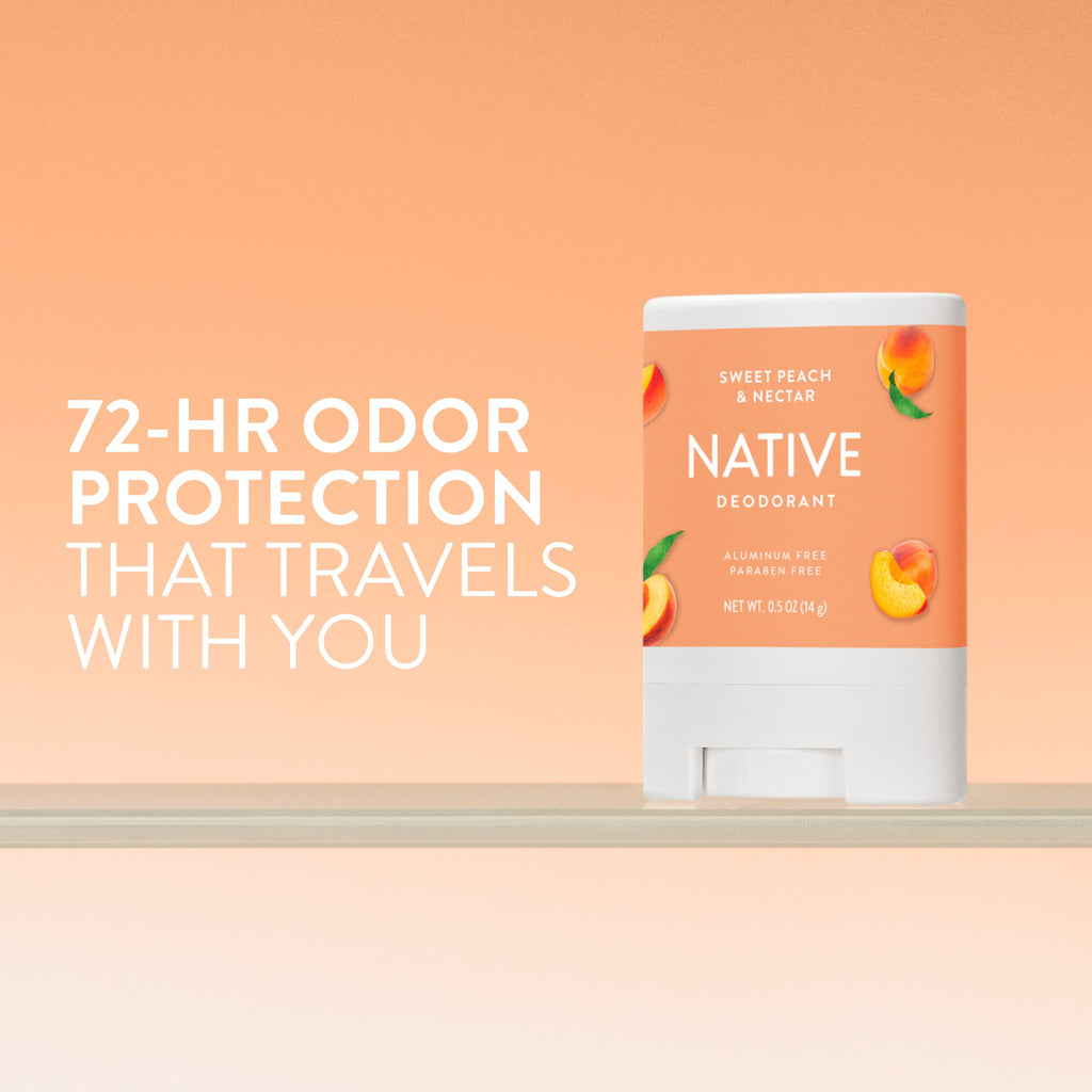 Mini Deodorant Stick Sweet Peach and Nectar 0.5oz Classic Everyday Essential