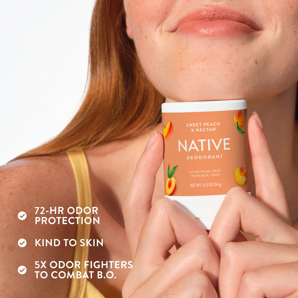 Mini Deodorant Stick Sweet Peach and Nectar 0.5oz Classic Everyday Essential