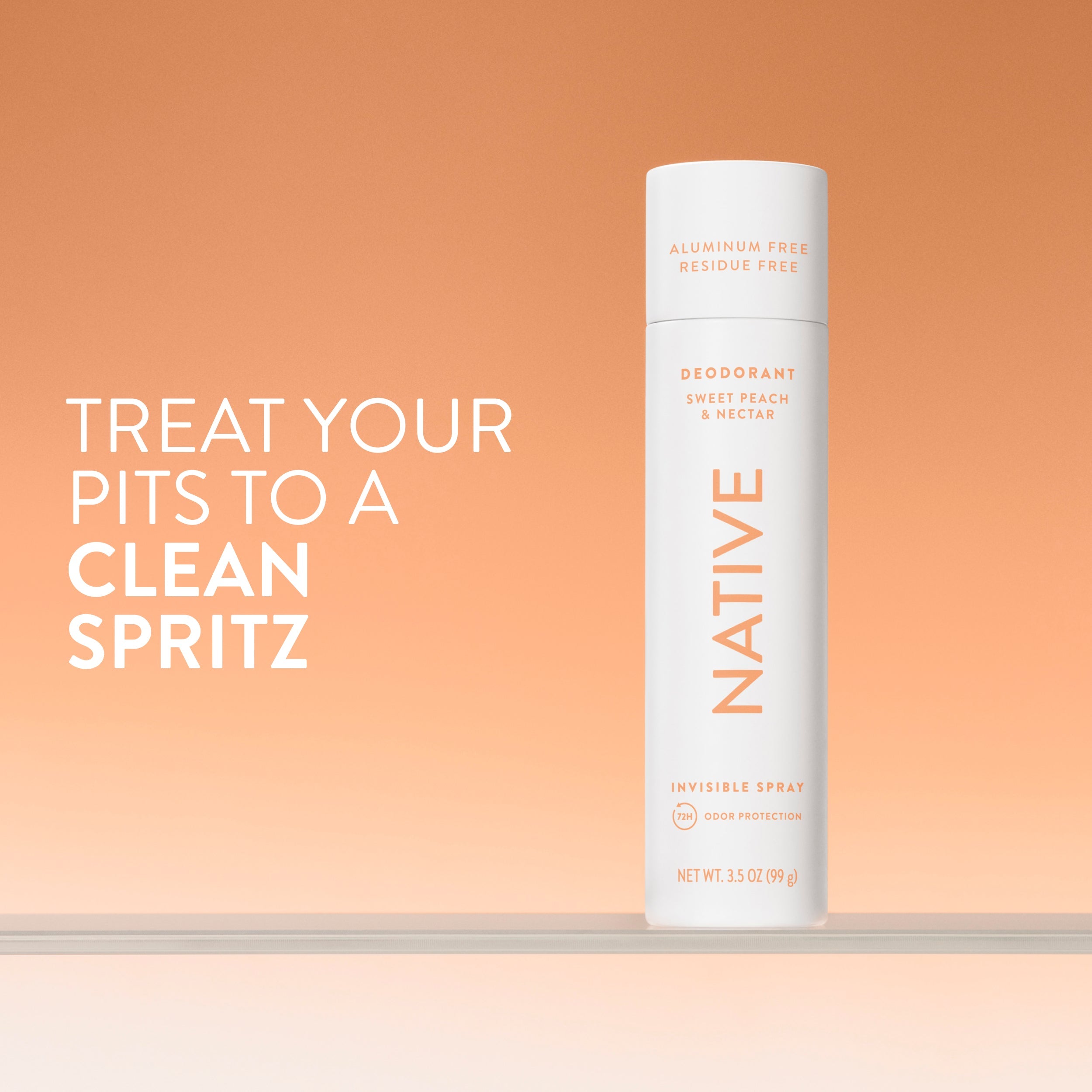 Deodorant Spray Sweet Peach and Nectar 3.5oz Classic Everyday Essential