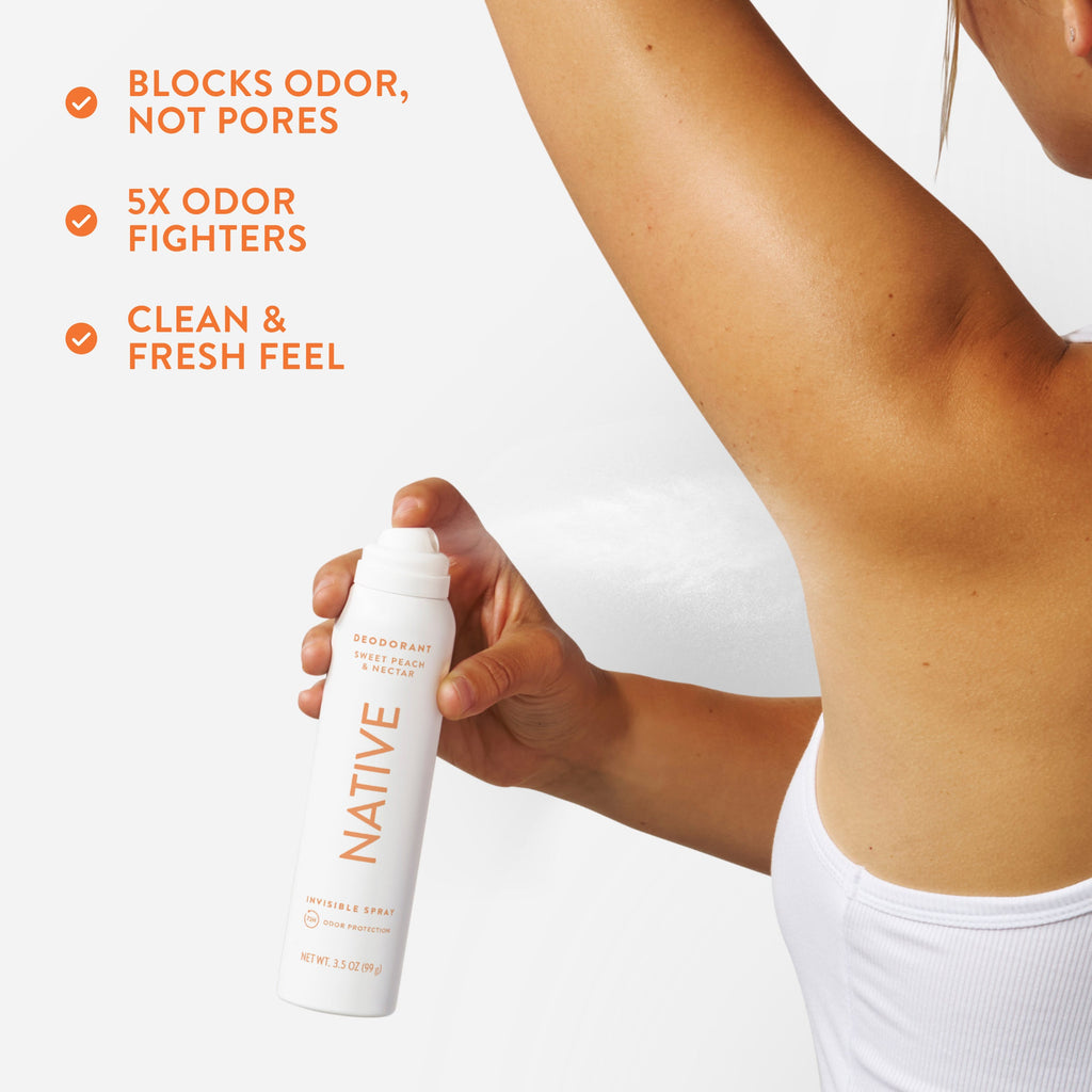 Deodorant Spray Sweet Peach and Nectar 3.5oz Classic Everyday Essential