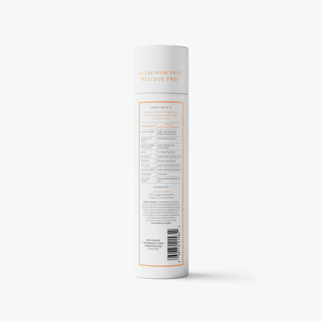 Deodorant Spray Toasted Vanilla and Honey 3.5oz Classic Everyday Essential