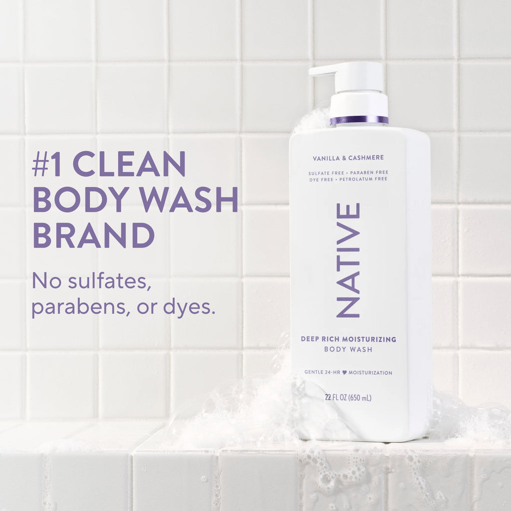 Moisturizing Body Wash Vanilla and Cashmere 22oz Classic Everyday Essential