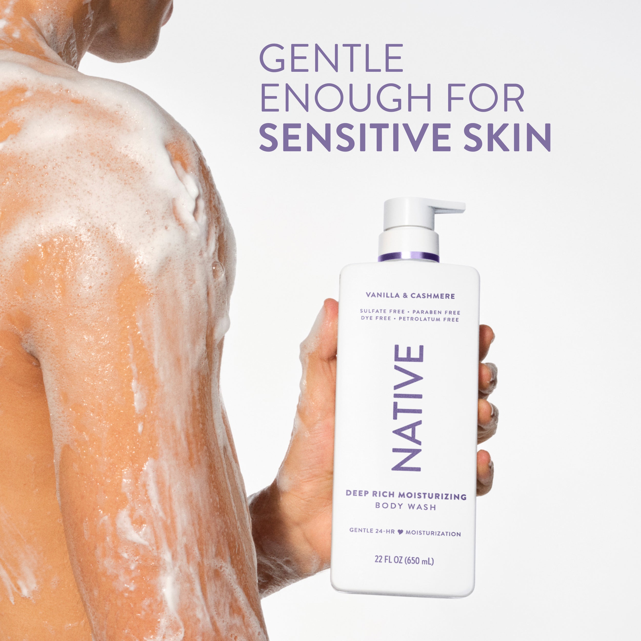 Moisturizing Body Wash Vanilla and Cashmere 22oz Classic Everyday Essential