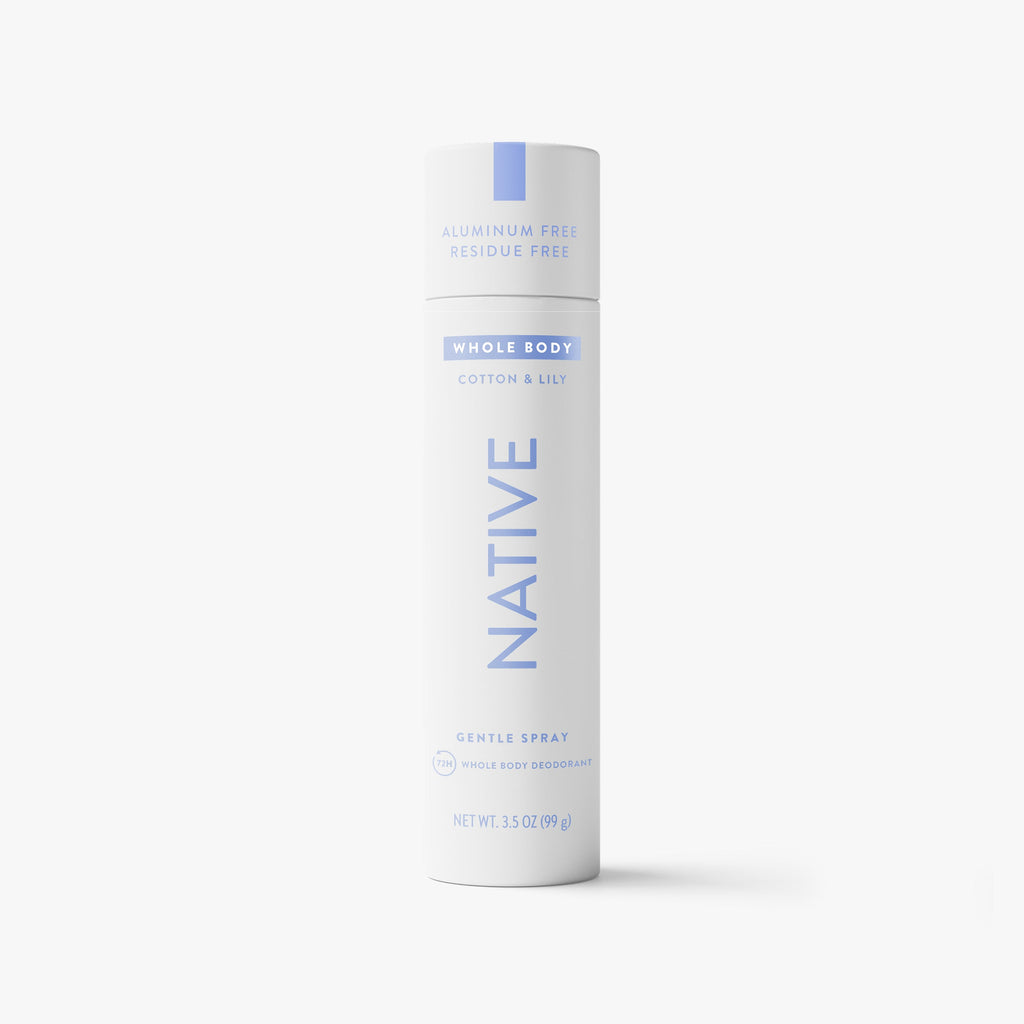 Whole Body Deodorant Spray Cotton and Lily 3.5oz Classic Everyday Essential