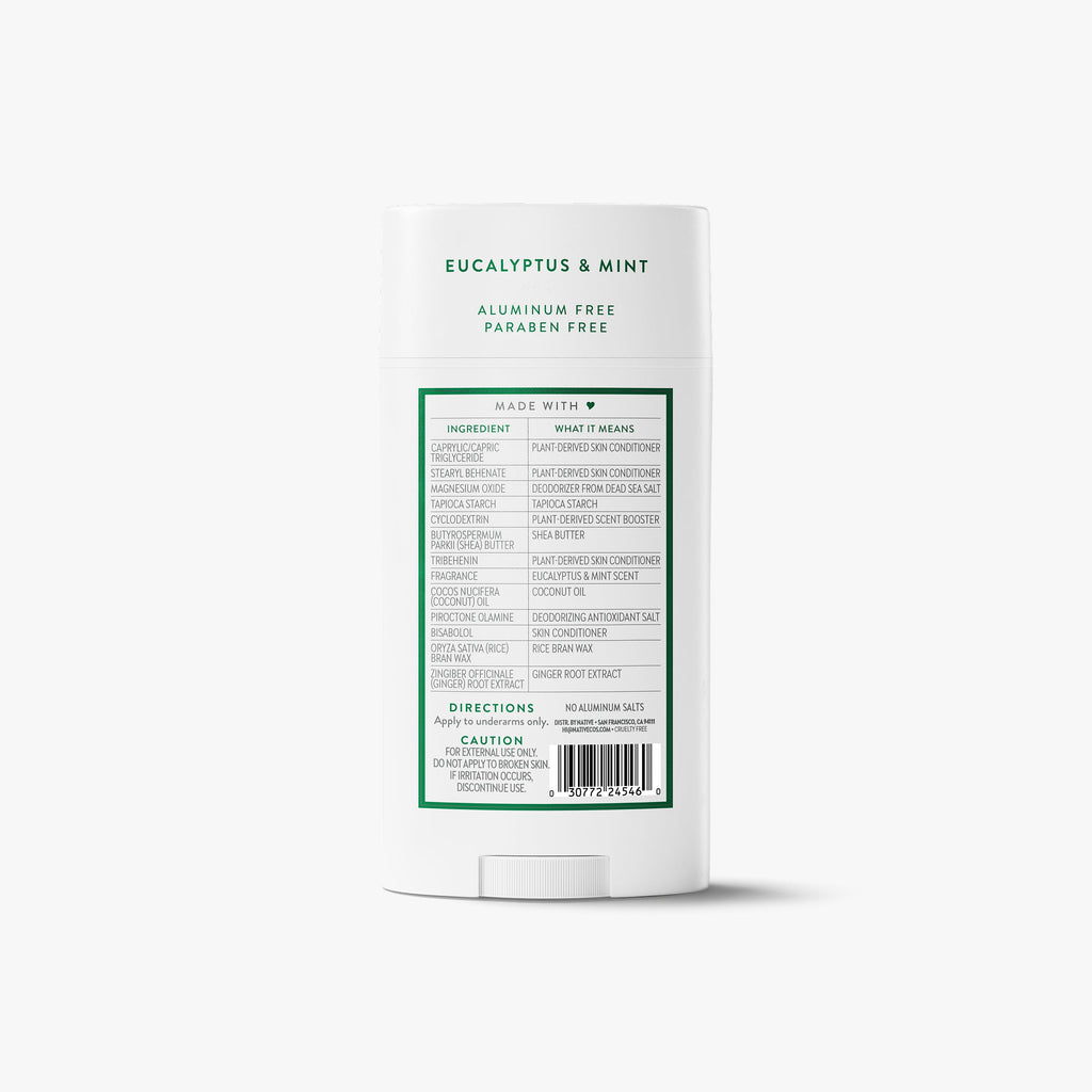 Deodorant Stick Eucalyptus and Mint 3.1oz Classic Everyday Essential