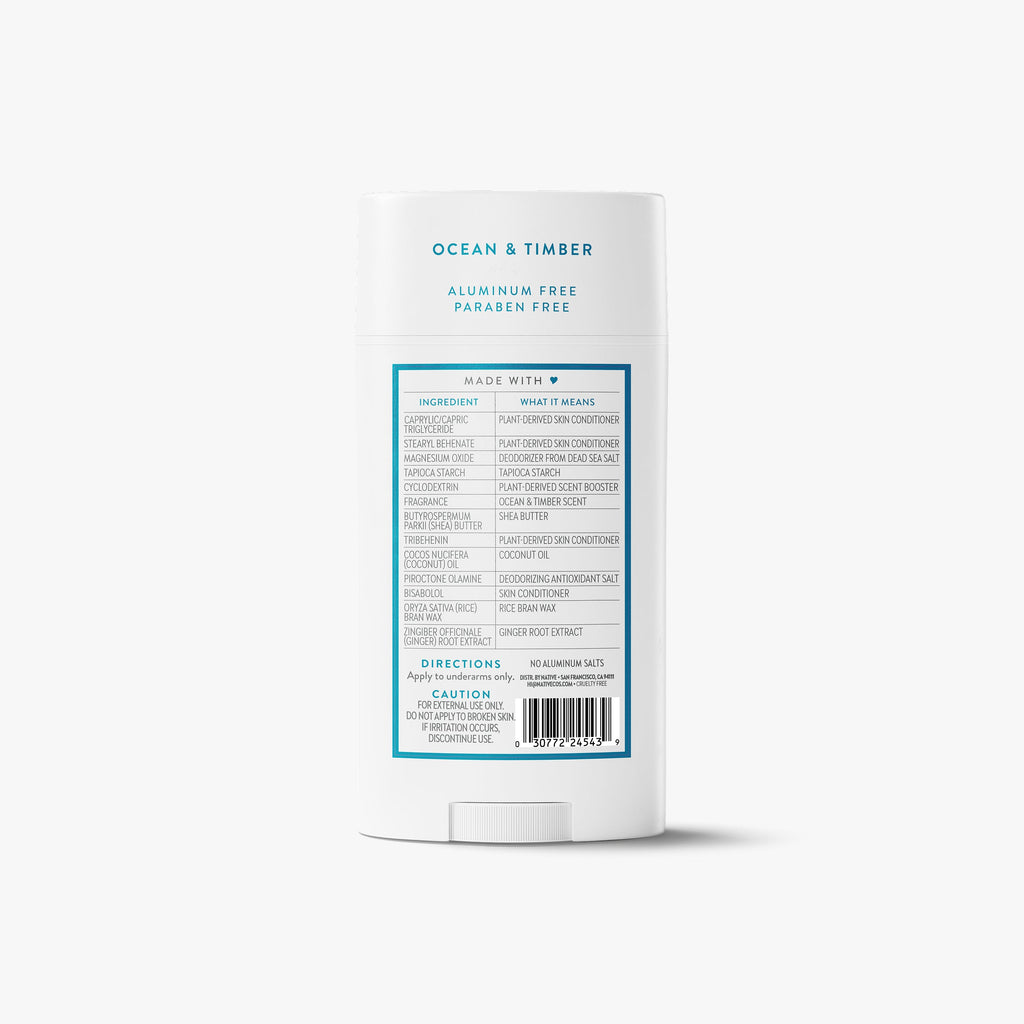 Deodorant Stick Ocean and Timber 3.1oz Classic Everyday Essential