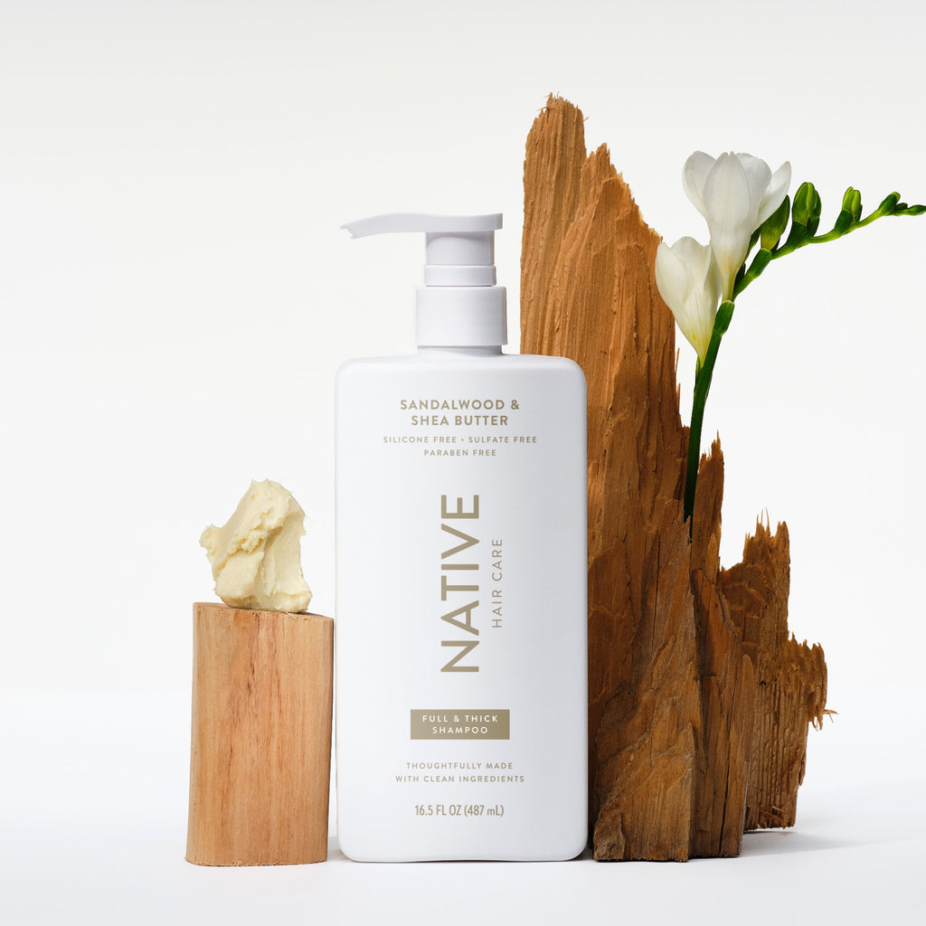 Full and Thick Shampoo Sandalwood and Shea Butter 16.5oz Classic Everyday Essential