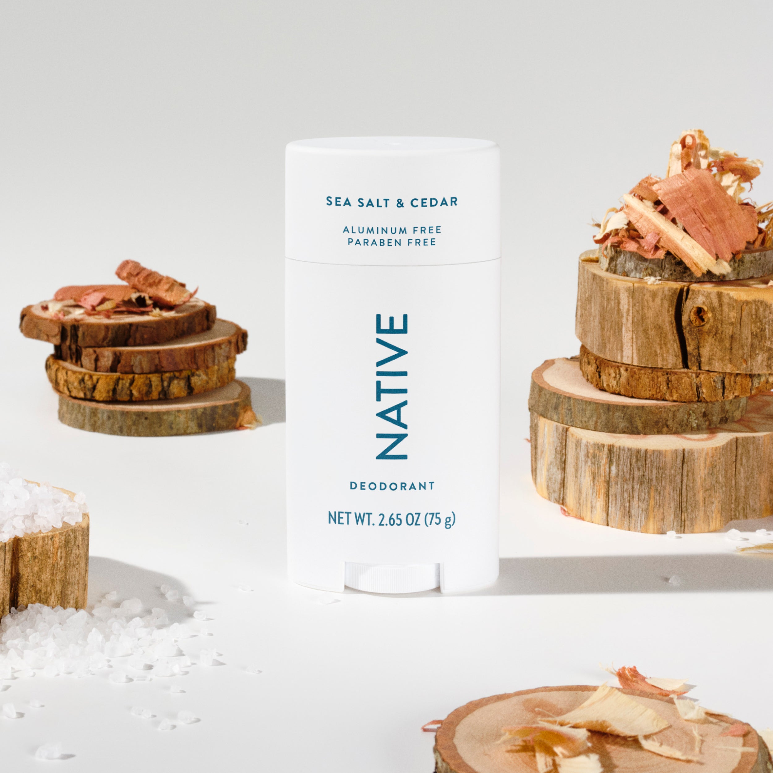 Deodorant Stick Sea Salt and Cedar 2.65oz Classic Everyday Essential
