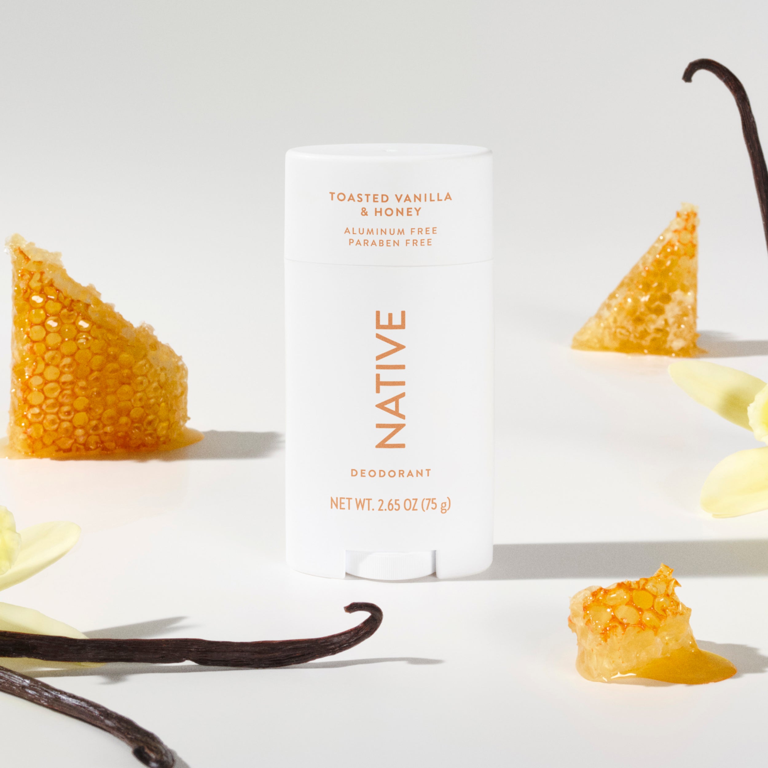 Deodorant Stick Toasted Vanilla and Honey 2.65oz Classic Everyday Essential