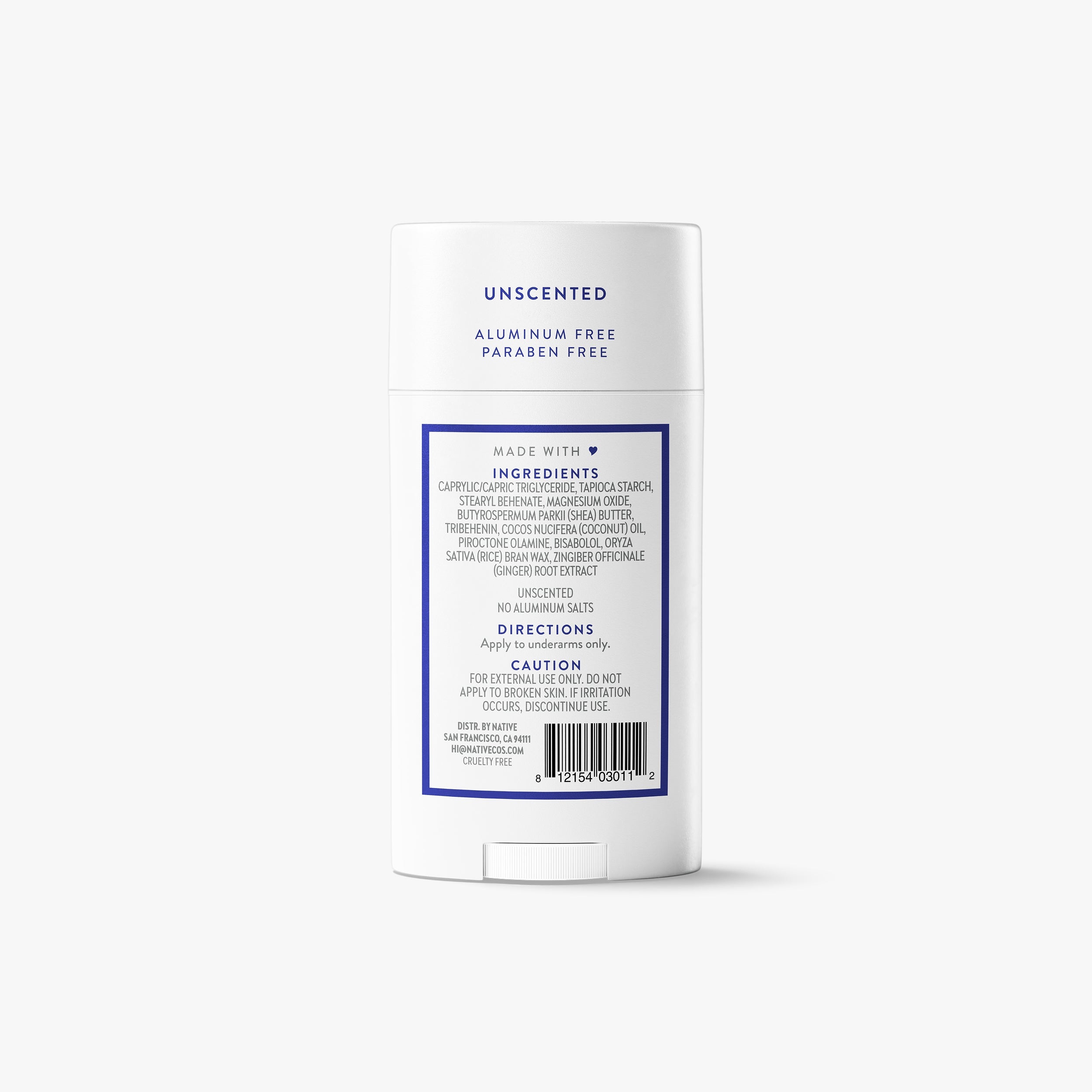 Deodorant Stick Unscented 2.65oz Classic Everyday Essential