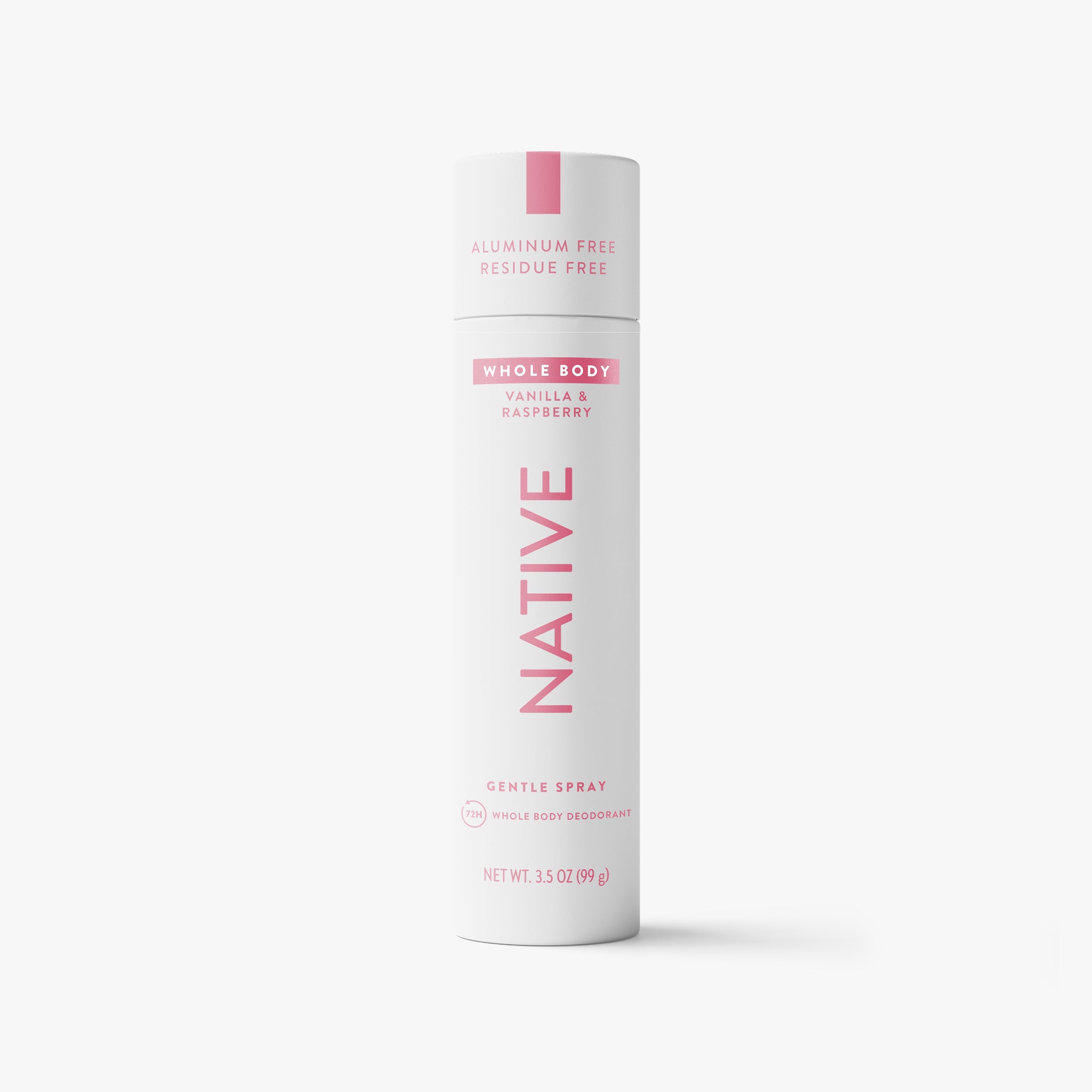 Whole Body Deodorant Spray Vanilla and Raspberry 3.5oz Classic Everyday Essential