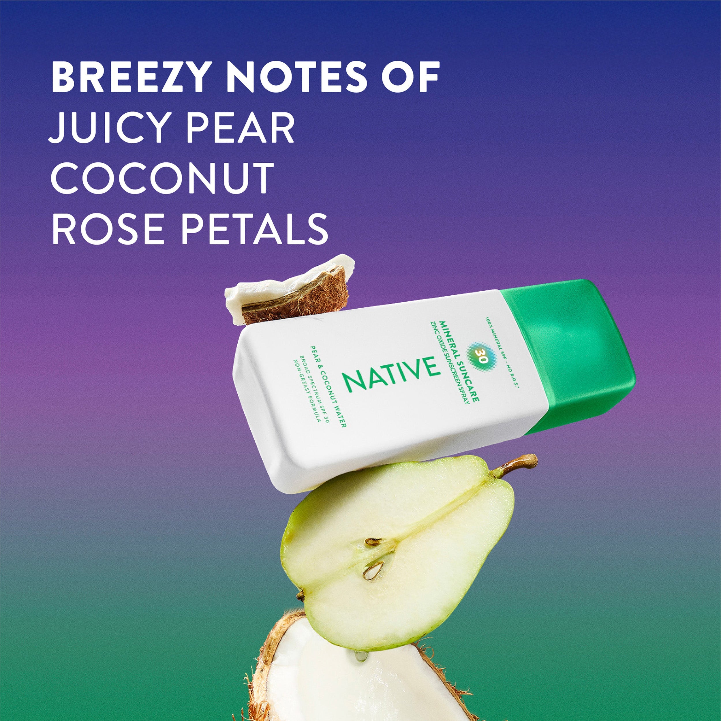 Sunscreen Spritz Pear and Coconut Water Everyday Essential