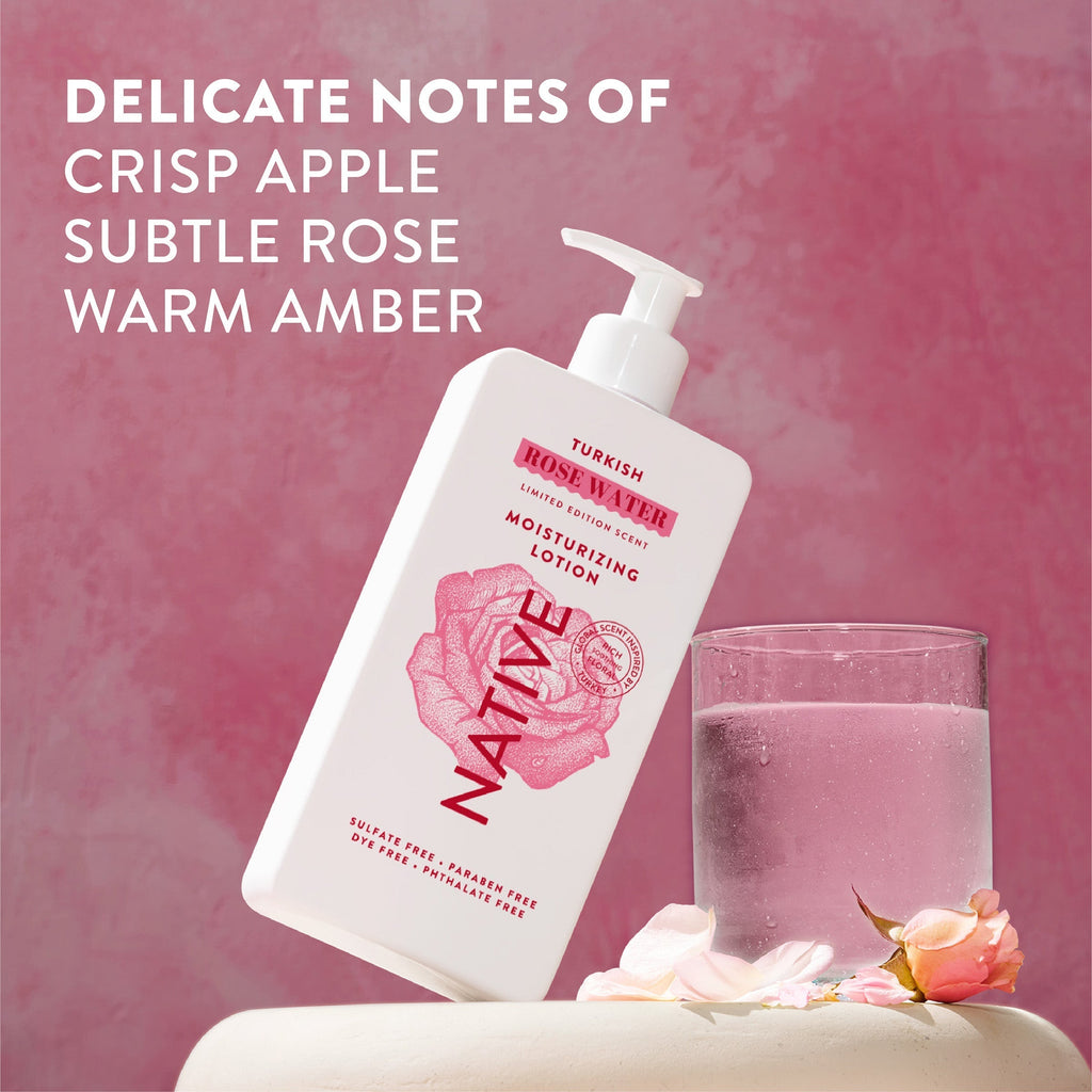 Body Lotion Turkish Rose Water 16.5oz Limited Edition Everyday Essential