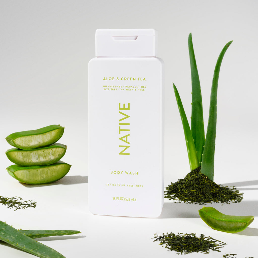 Body Wash Aloe and Green Tea 18oz Classic Everyday Essential