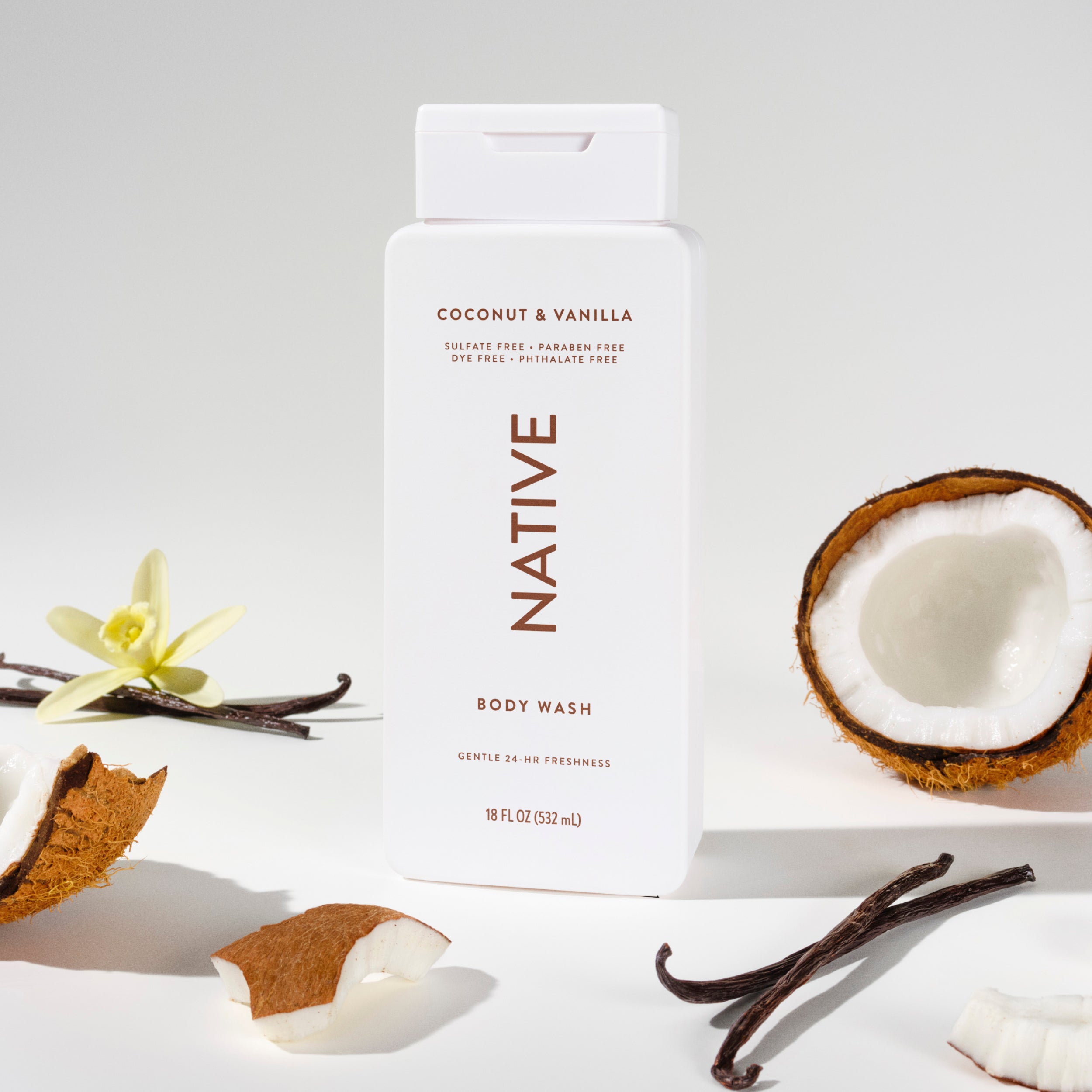 Body Wash Coconut and Vanilla 18oz Classic Everyday Essential