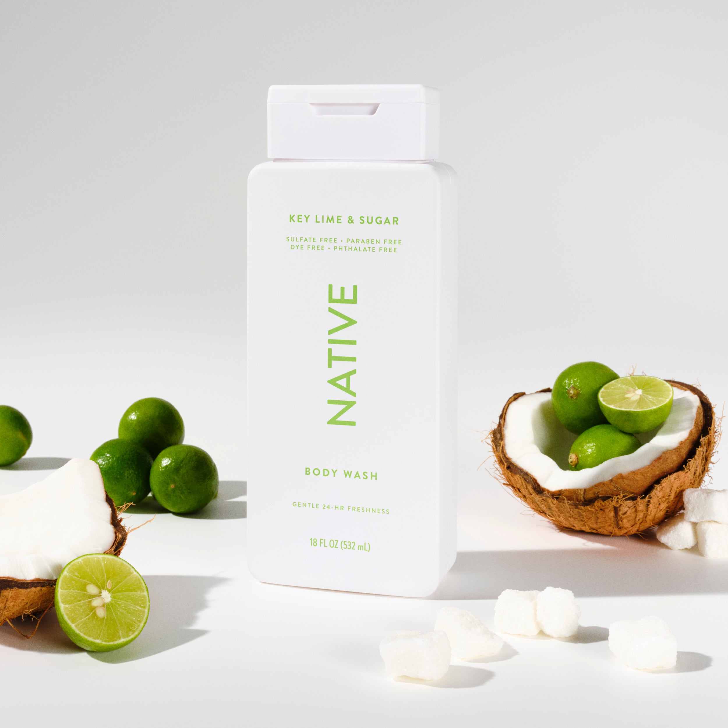 Body Wash Key Lime and Sugar 18oz Classic Everyday Essential