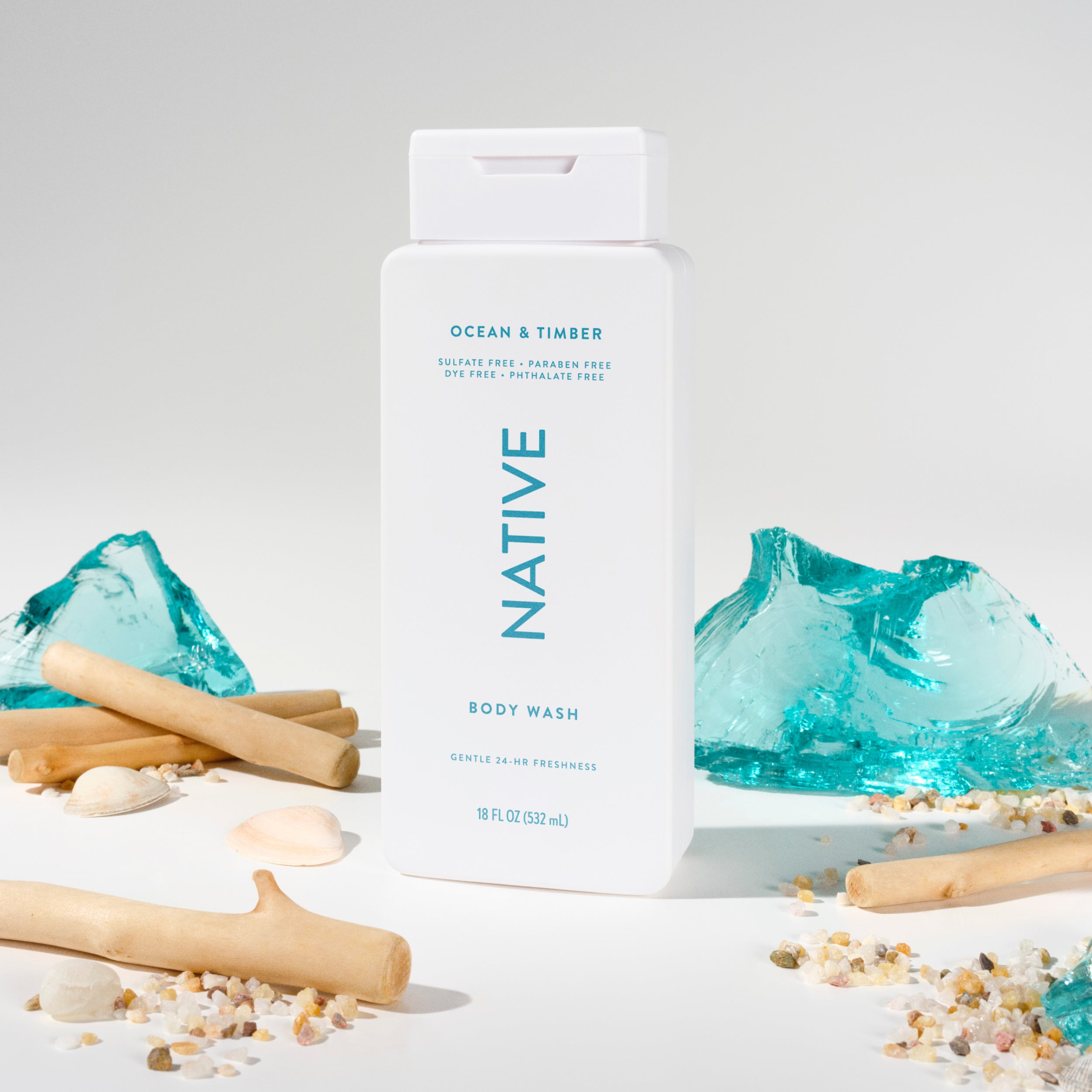 Body Wash Ocean and Timber 18oz Classic Everyday Essential